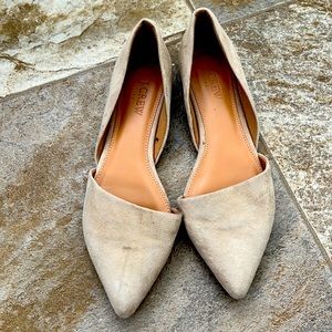 Beige J. Crew flats